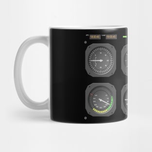 Pilot Cockpit Airplane Flying Mug